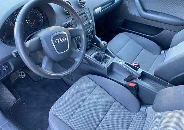 Audi A3 cena 21900 przebieg: 126000, rok produkcji 2008 z Łask małe 326